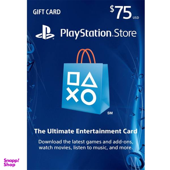 گیفت کارت 75 دلاری PSN آمریکا