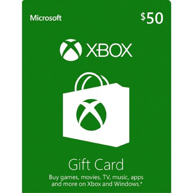 گیفت کارت 50 دلاری Xbox آمریکا