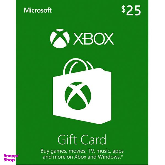 گیفت کارت 25 دلاری Xbox آمریکا