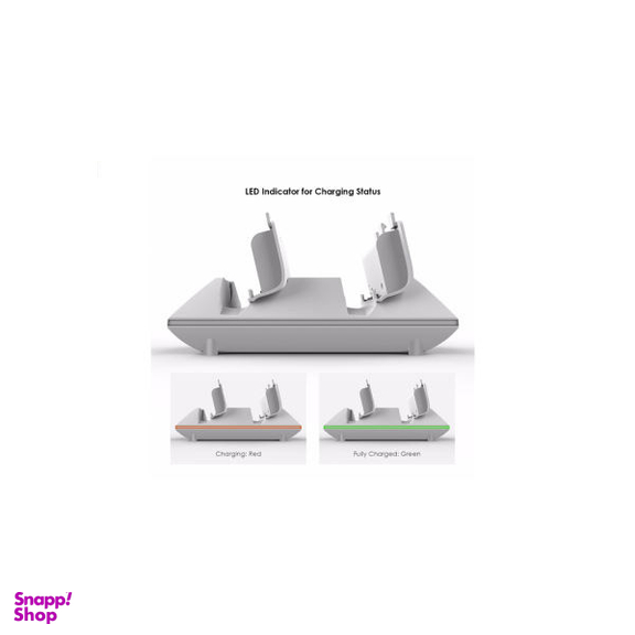 پایه شارژ دسته بازی Xbox One S اسپارک فاکس (Sparkfox)مدل Dual Controller Charger به همراه 2 عدد باتری
