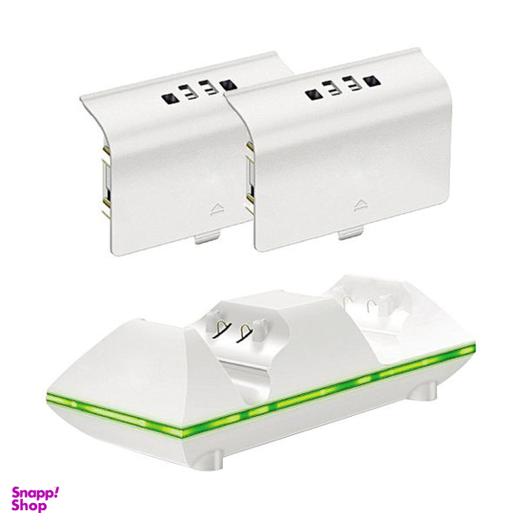 پایه شارژ دسته بازی Xbox One S اسپارک فاکس (Sparkfox)مدل Dual Controller Charger به همراه 2 عدد باتری