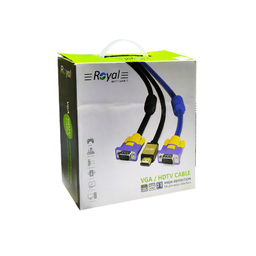 کابل VGA رویال (Royal) طول 25m و قطر 9+3