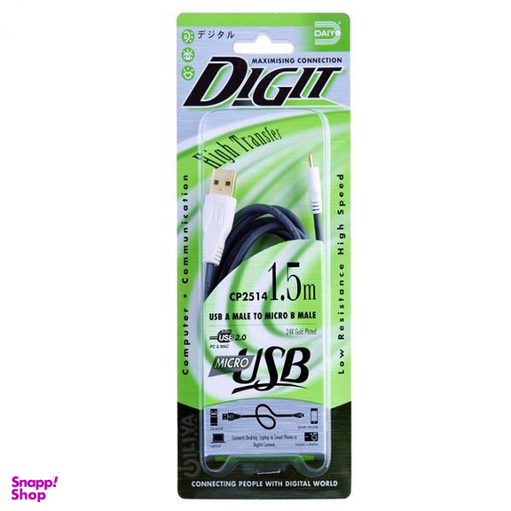 کابل میکرو USB دایو (Daiyo) مدل Cp2514 طول 1.5m