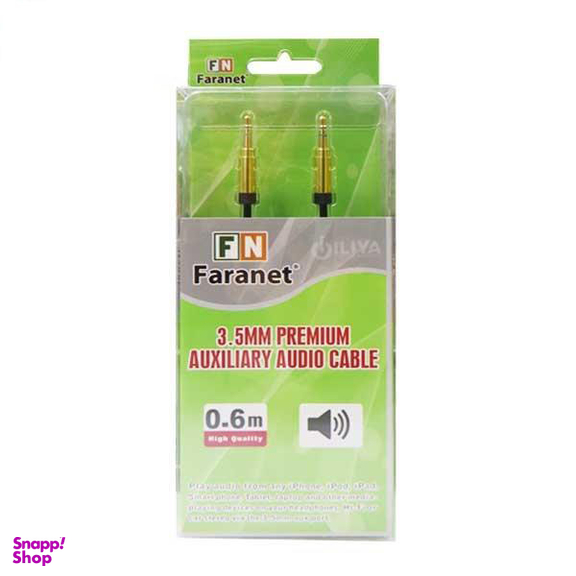 کابل انتقال صدا AUX فرانت (Faranet) مدل FN ACB06 طول 0.6m