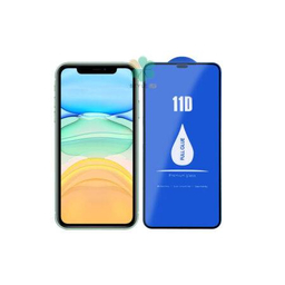 گلس گوشی مدل 11D Iphone 11 pro همراه با توری محافظ اسپیکر