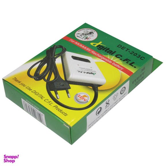 شارژر باتری دیجیتال سی اف ال مدل DET-203C