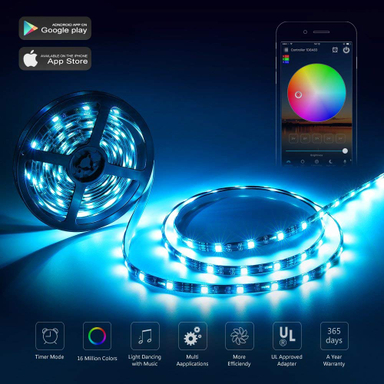 نوار نورمخفی هوشمند RGB