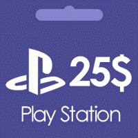 گیفت کارت 25 دلاری PSN آمریکا