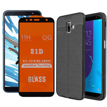 کاور مورفی (Morphie) مدل AG21 مناسب موبایل سامسونگ Galaxy J6 Plus به همراه محافظ صفحه نمایش