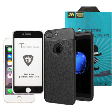 کاور مورفی (Morphie) مدل AGM مناسب موبایل اپل iPhone 7 Plus به همراه محافظ صفحه نمایش