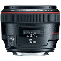 لنز دوربین کانن (Canon) مدل F1.2 USM طول 50 میلی متر