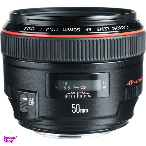 لنز دوربین کانن (Canon) مدل F1.2 USM طول 50 میلی متر