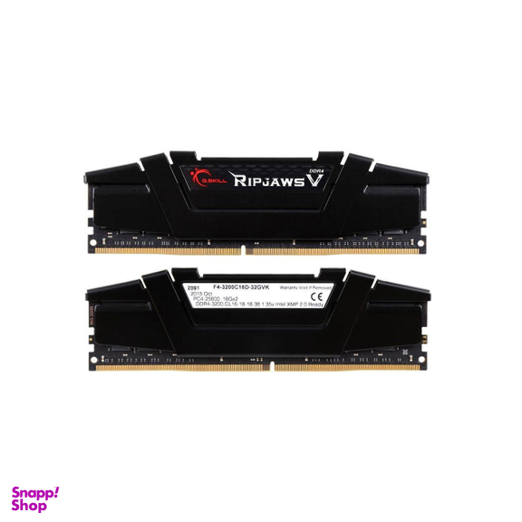 رم دو کاناله جی اسکیل (G-Skill) مدل Ripjaws v 3200MHz ظرفیت 32 گیگابایت