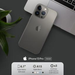 گوشی موبایل اپل مدل iPhone 13 Pro CH دو سیم‌ کارت ظرفیت 256 گیگابایت و 6 گیگابایت
