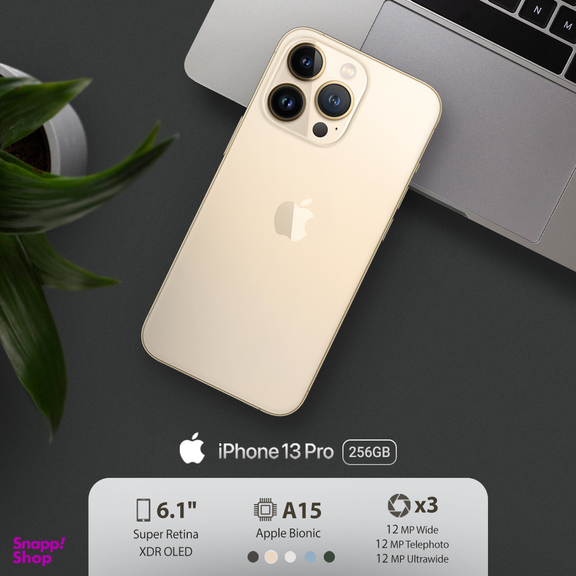 گوشی موبایل اپل مدل iPhone 13 Pro CH دو سیم‌ کارت ظرفیت 256 گیگابایت و 6 گیگابایت