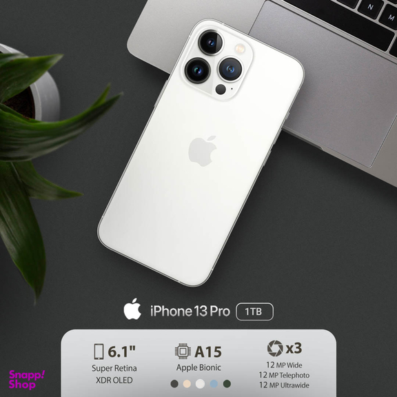 گوشی موبایل اپل مدل iPhone 13 Pro A2639 دو سیم‌ کارت ظرفیت 1 ترابایت و 6 گیگابایت رم - اکتیو