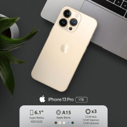 گوشی موبایل اپل مدل iPhone 13 Pro A2639 دو سیم‌ کارت ظرفیت 1 ترابایت و 6 گیگابایت رم - اکتیو