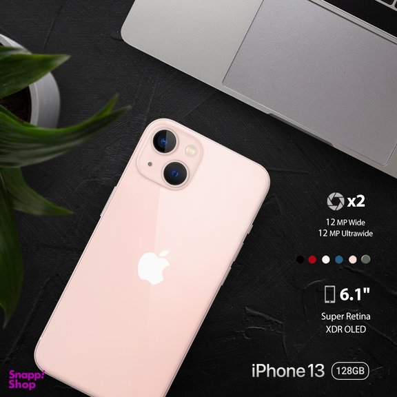 گوشی موبایل اپل (Apple) مدل iPhone 13 ظرفیت 128 گیگابایت و رم 8 گیگابایت (رجیستر نشده)