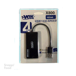 هاب 4 پورت USB.20 اکس وکس (Xvox) مدل X-800