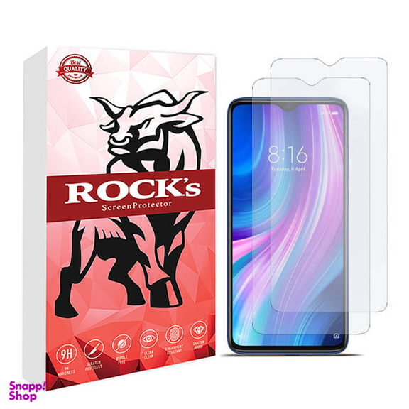 محافظ صفحه نمایش راکز (Rocks) مدل SGS مناسب موبایل شیایومی Redmi Note 8 pro