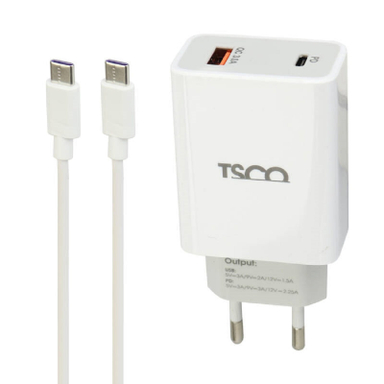کابل PD تسکو (Tsco) مدل TTC 60 به همراه آداپتور شارژر
