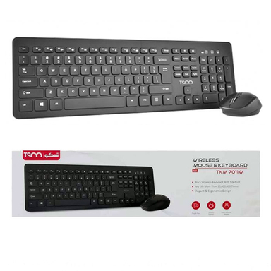 کیبورد و ماوس بی سیم تسکو (Tsco) مدل TKM 7011W