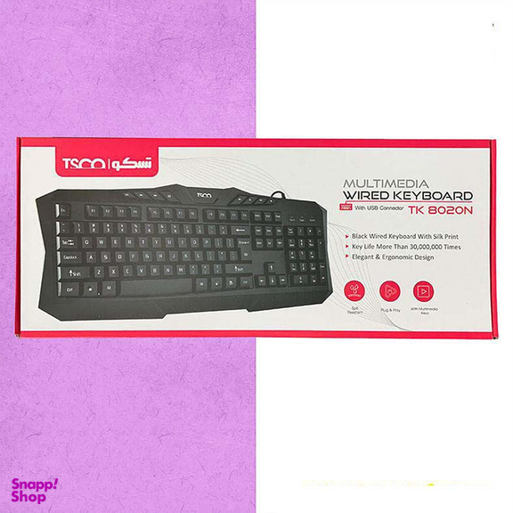 کیبورد سیم دار تسکو (Tsco) مدل TK 8020N