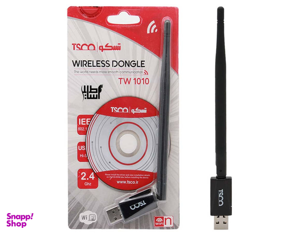 کارت شبکه WiFi USB تسکو (Tsco) مدل TW 1010