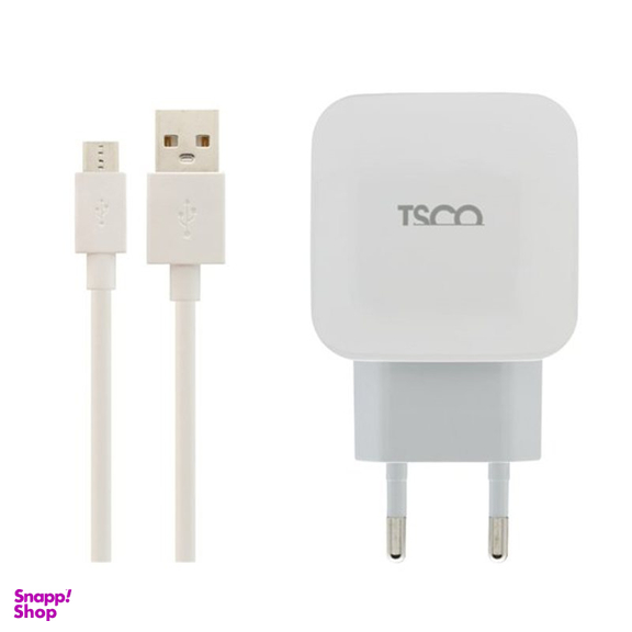 شارژر دیواری فست شارژ QC3 تسکو (Tsco) مدل TTC 56 به همراه کابل شارژ microUSB