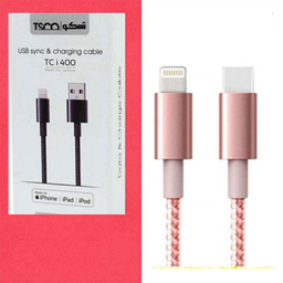 کابل شارژ lightning to USB تسکو (Tsco) مدل TC I400 طول 1.5 متر