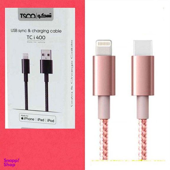 کابل شارژ lightning to USB تسکو (Tsco) مدل TC I400 طول 1.5 متر