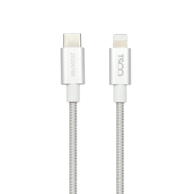 کابل شارژ lightning به Type-C تسکو (Tsco) مدل TC PD200 طول 1.5 متر