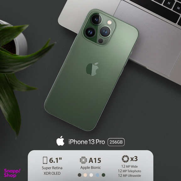 گوشی موبایل اپل (Apple) مدل Active iPhone 13 Pro A2639 دو سیم‌ کارت ظرفیت 256 گیگا بایت رم 6 گیگا بایت