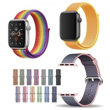 بند اسپورت اپل (Apple) مدل نایلون لوپ برای اپل واچ مناسب سایزهای 42-44 میلی متری