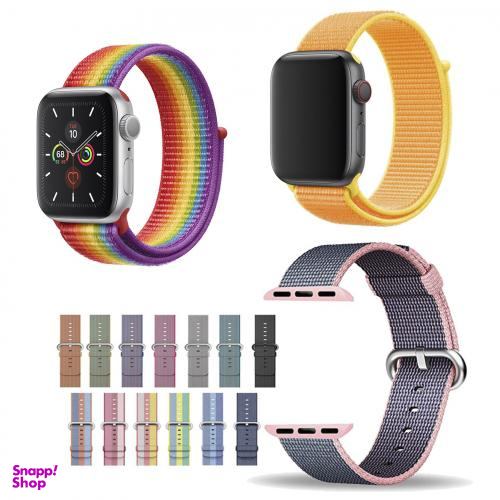 بند اسپورت اپل (Apple) مدل نایلون لوپ برای اپل واچ مناسب سایزهای 42-44 میلی متری
