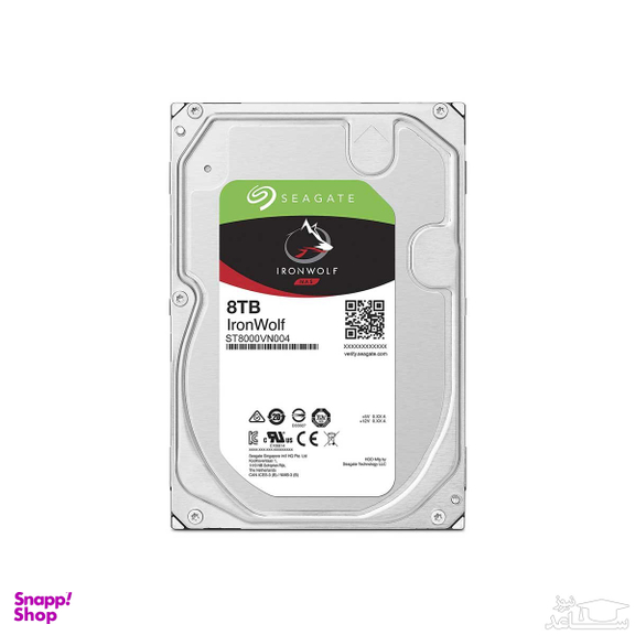 هارددیسک اینترنال سیگیت (Seagate) سری Surveillance مدل IronWolf ST8000VN004 ظرفیت 8 ترابایت
