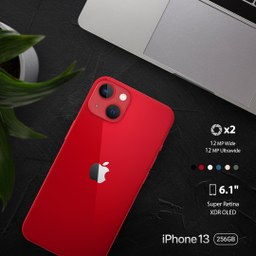 گوشی موبایل اپل مدل iPhone 13 CH دو سیم‌ کارت ظرفیت 256 گیگابایت 4 گیگابایت رم نات اکتیو