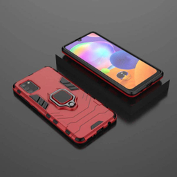 کاور ماموت (Mammoth) مدل M-GHB-BNDL مناسب موبایل سامسونگ Galaxy A20S + محافظ صفحه نمایش و محافظ لنز و پایه نگهدارنده