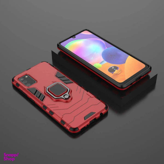 کاور ماموت (Mammoth) مدل M-GHB-BNDL مناسب موبایل سامسونگ Galaxy A20S + محافظ صفحه نمایش و محافظ لنز و پایه نگهدارنده