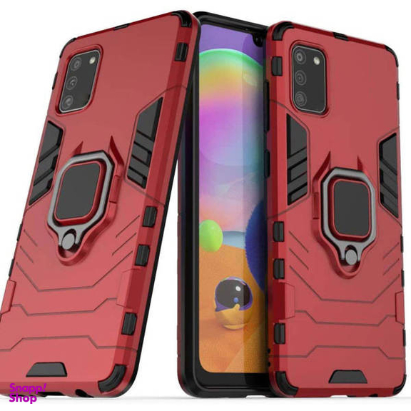 کاور ماموت (Mammoth) مدل M-GHB-BNDL مناسب موبایل سامسونگ Galaxy A20S + محافظ صفحه نمایش و محافظ لنز و پایه نگهدارنده