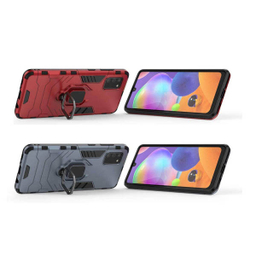 کاور ماموت (Mammoth) مدل M-GHB-BNDL مناسب موبایل سامسونگ Galaxy A20S + محافظ صفحه نمایش و محافظ لنز و پایه نگهدارنده