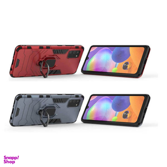 کاور ماموت (Mammoth) مدل M-GHB-BNDL مناسب موبایل سامسونگ Galaxy A20S + محافظ صفحه نمایش و محافظ لنز و پایه نگهدارنده