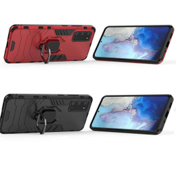 کاور ماموت (Mammoth) مدل M-GHB-BNDL مناسب موبایل سامسونگ Galaxy S20 FE + محافظ صفحه نمایش و محافظ لنز و پایه نگهدارنده