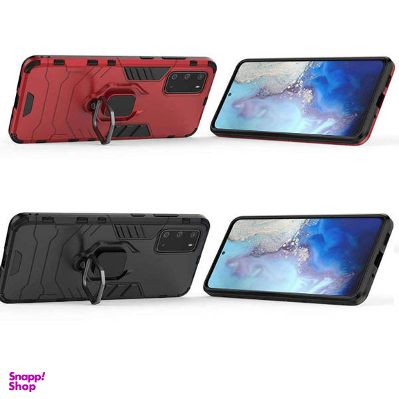 کاور ماموت (Mammoth) مدل M-GHB-BNDL مناسب موبایل سامسونگ Galaxy S20 FE + محافظ صفحه نمایش و محافظ لنز و پایه نگهدارنده