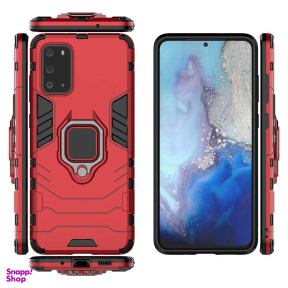 کاور ماموت (Mammoth) مدل M-GHB-BNDL مناسب موبایل سامسونگ Galaxy S20 FE + محافظ صفحه نمایش و محافظ لنز و پایه نگهدارنده