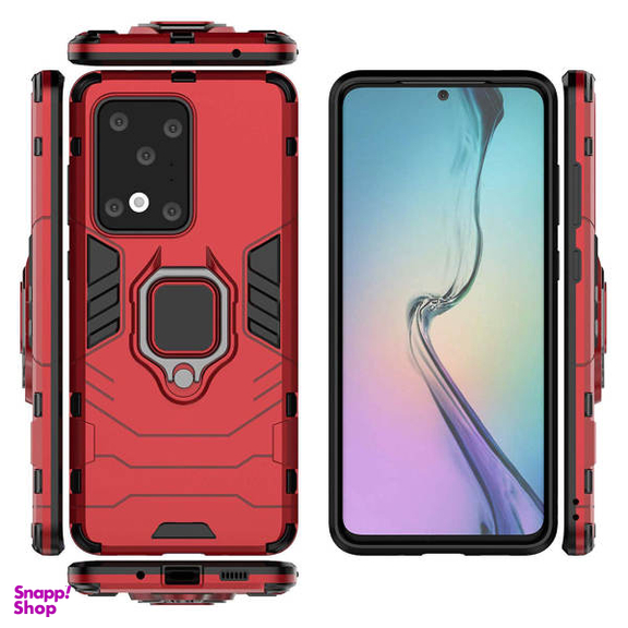 کاور ماموت (Mammoth) مدل M-GHB-BNDL مناسب موبایل سامسونگ Galaxy S20 Ultra به همراه محافظ لنز و پایه نگهدارنده آهنربایی