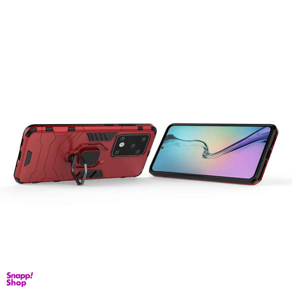 کاور ماموت (Mammoth) مدل M-GHB-BNDL مناسب موبایل سامسونگ Galaxy S20 Ultra به همراه محافظ لنز و پایه نگهدارنده آهنربایی