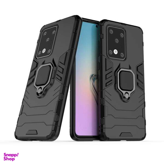 کاور ماموت (Mammoth) مدل M-GHB-BNDL مناسب موبایل سامسونگ Galaxy S20 Ultra به همراه محافظ لنز و پایه نگهدارنده آهنربایی