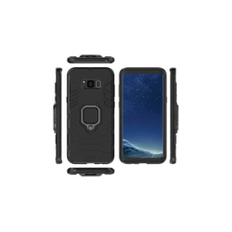 کاور ماموت (Mammoth) مدل M-GHB-BNDL مناسب موبایل سامسونگ Galaxy S8 به همراه محافظ لنز و پایه نگهدارنده آهنربایی