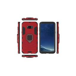 کاور ماموت (Mammoth) مدل M-GHB-BNDL مناسب موبایل سامسونگ Galaxy S8 به همراه محافظ لنز و پایه نگهدارنده آهنربایی